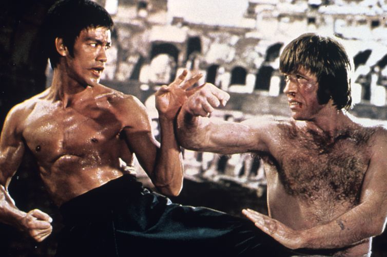 Bruce Lee e Chuck Norris