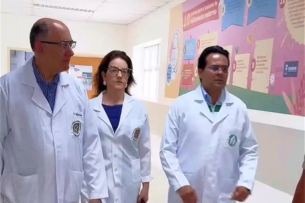 Conselho Regional de Medicina de Sergipe e o Sindicato dos Médicos do Estado realizam fiscalização na Maternidade Nossa Senhora de Lourdes, em Aracaju