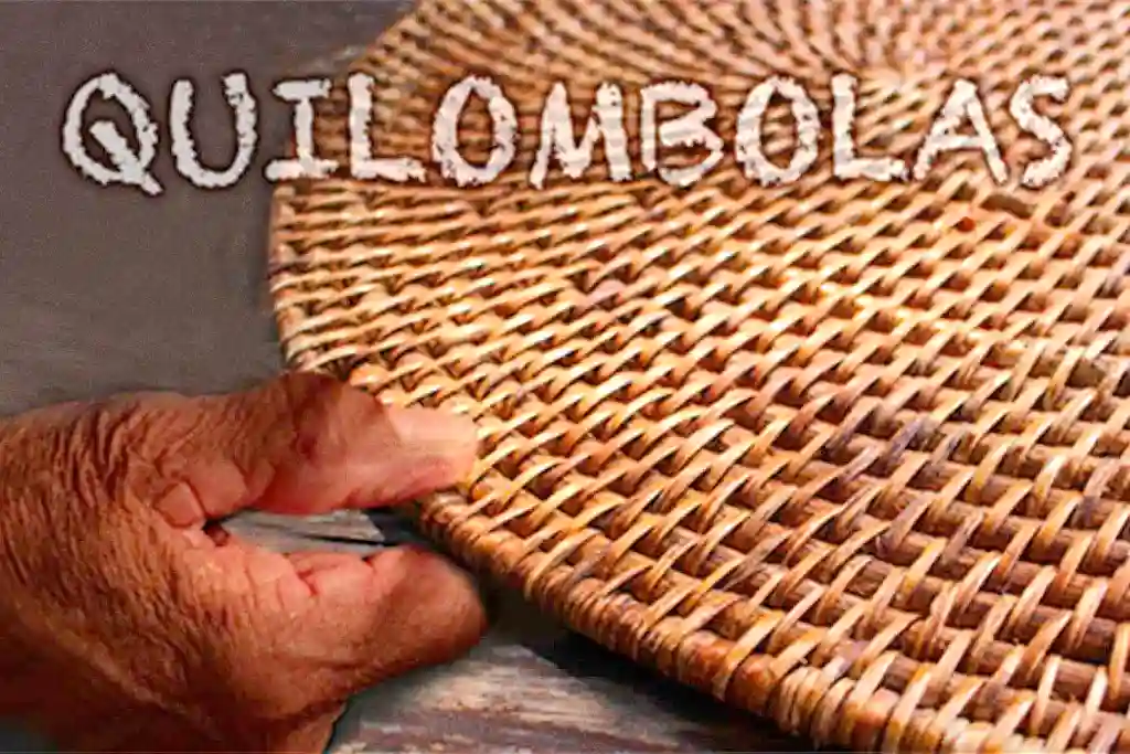 Arte ilustrativa representando a cultura Quilombola