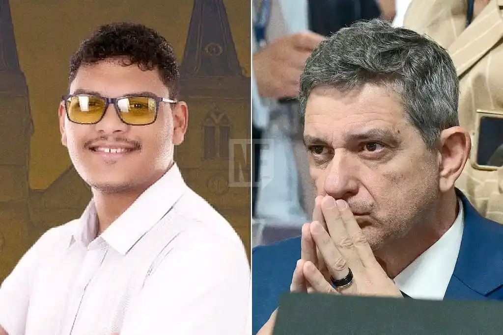 Influenciador Davi Valença e o senador Rogério Carvalho
