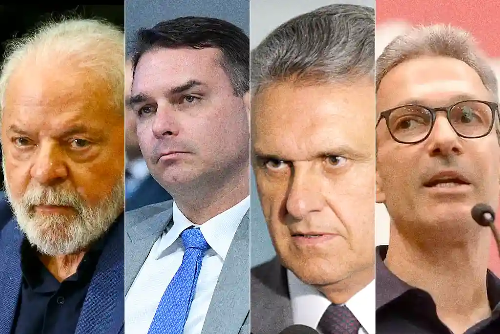 Lula, Flávio, Caiado e Zema