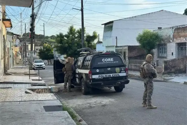 Policiais da Coordenadoria de Operações e Recursos Especiais da Polícia Civil do Estado de Sergipe (CORE/PC/SE)