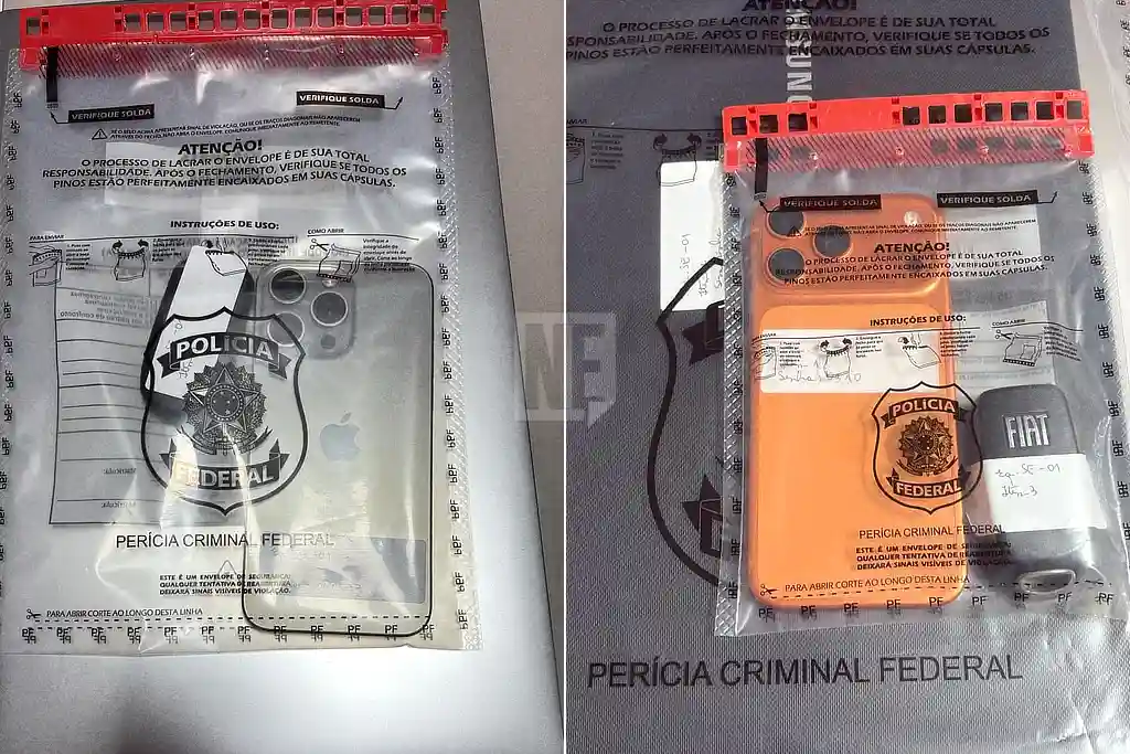 PF investiga desvio de R$ 1 milhão em obra de Sergipe 2 Celulares apreendidos durante operação da PF que investiga desvio de R$ 1 milhão em obra de escola estadual em Sergipe