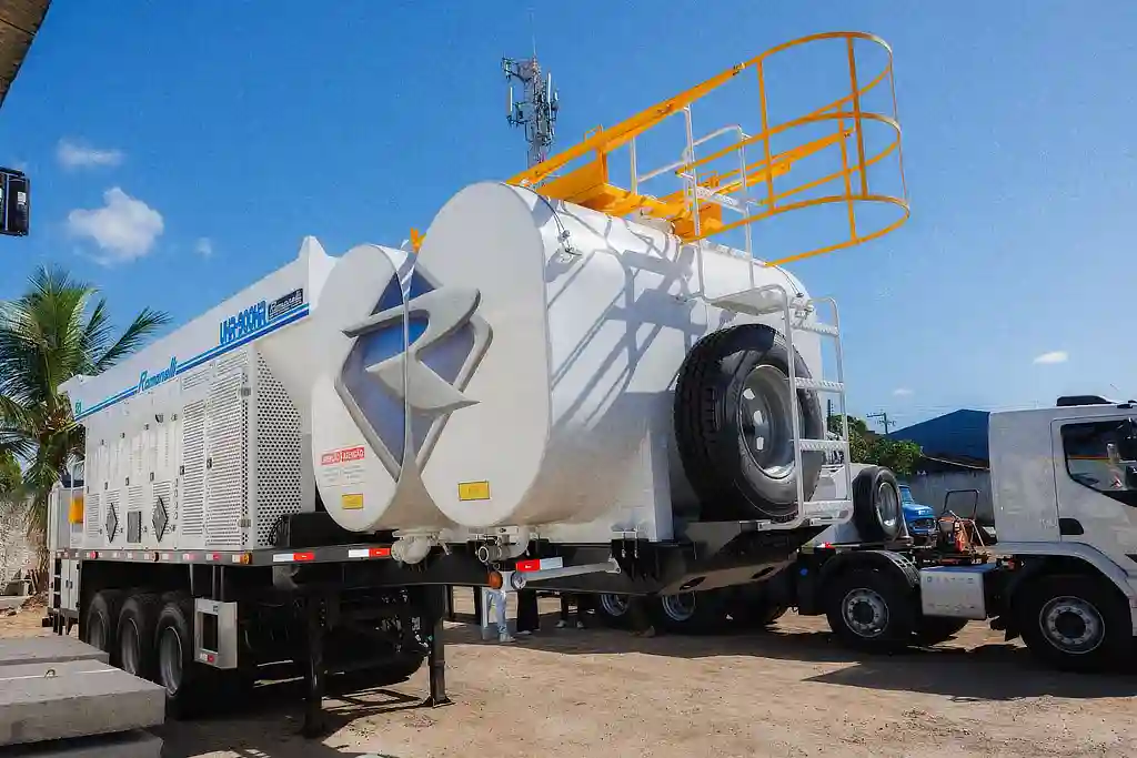 Vias de Aracaju ganham novos equipamentos de pavimentação 1 UHR 900H, equipamento de pavimentação utilizado na recuperação das vias de Aracaju