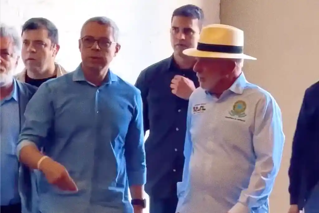 Lula em Sergipe ao lado do governador Fábio Mitidieri