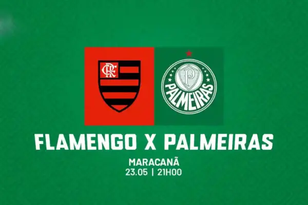 Brasões do Flamengo e Palmeiras