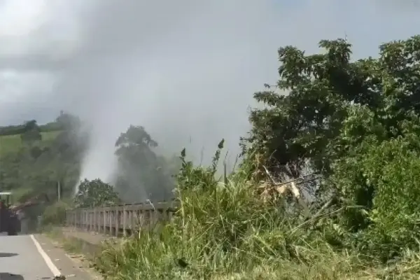 Rompimento de adutora em Japaratuba, Sergipe