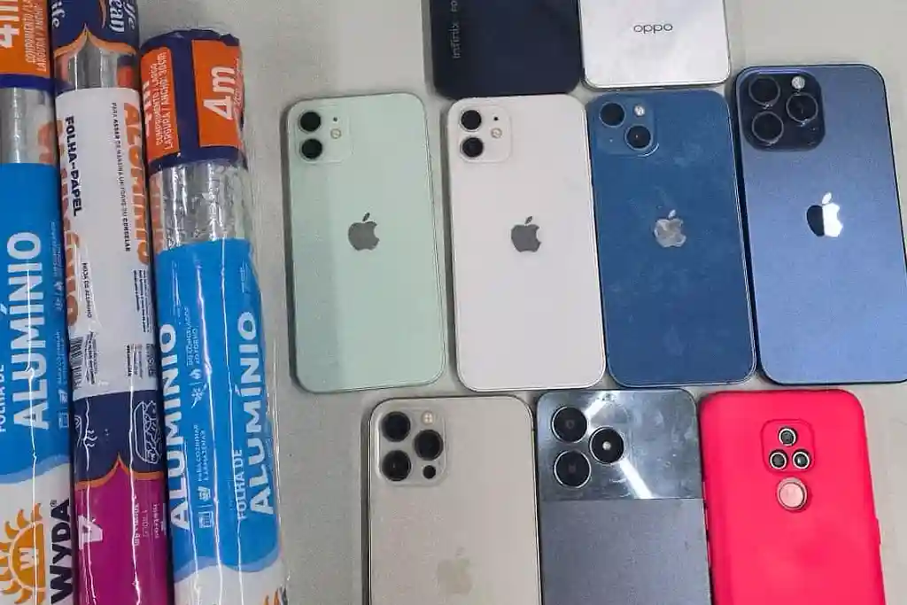 Festa dos Caminhoneiros: 5 presos por furto de celulares 1 Celulares apreendidos com integrantes de três estados presos em flagrante durante a Festa dos Caminhoneiros em Itabaiana