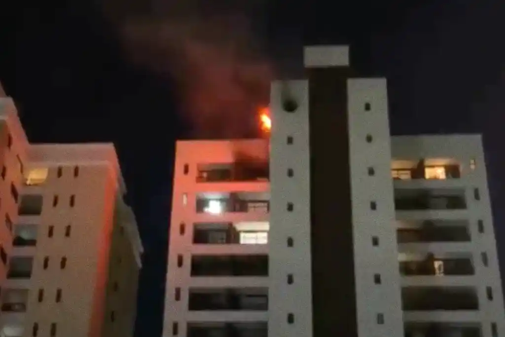 Incêndio atinge apartamento no bairro Jardins em Aracaju