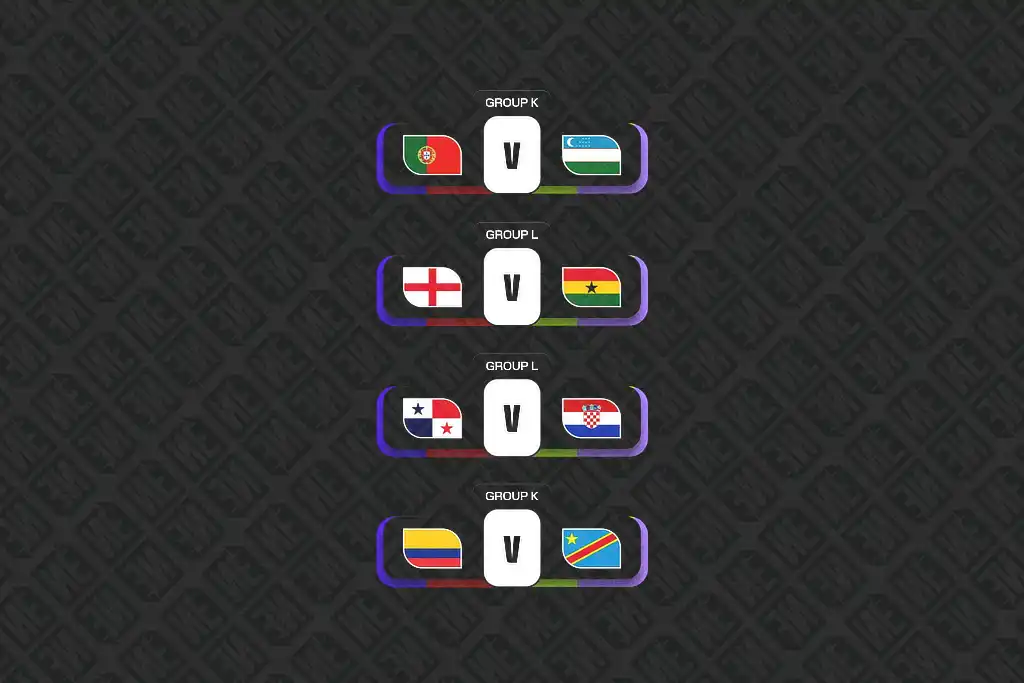 Copa 2026: Portugal e Inglaterra jogam nesta terça-feira 1 Jogos de terça-feira (23), da Copa do Mundo 2026
