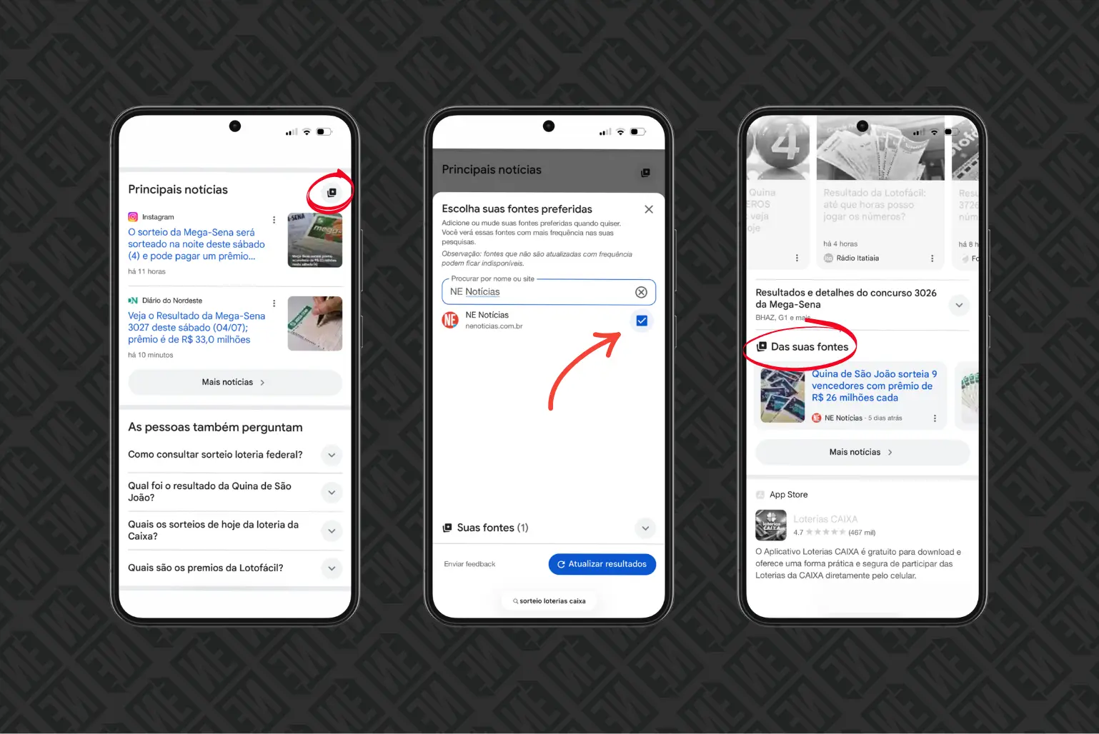 Veja como colocar o NE como fonte preferida de notícias no Google 1 NE como fonte preferida de notícias do Google