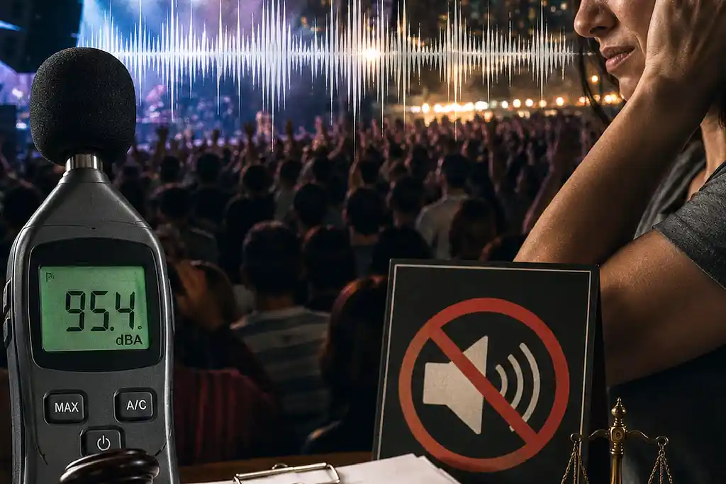 MPSE faz recomendação à Prefeitura de Aracaju 1 Imagem ilustrativa representando poluição sonora em grandes eventos públicos