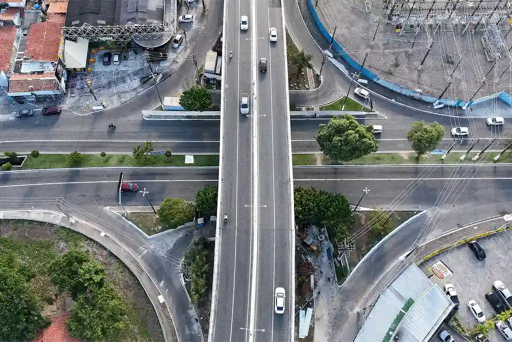 Viaduto em Aracaju tem novo bloqueio a partir de segunda 1 Imagem aérea do viaduto da Francisco Porto em Aracaju