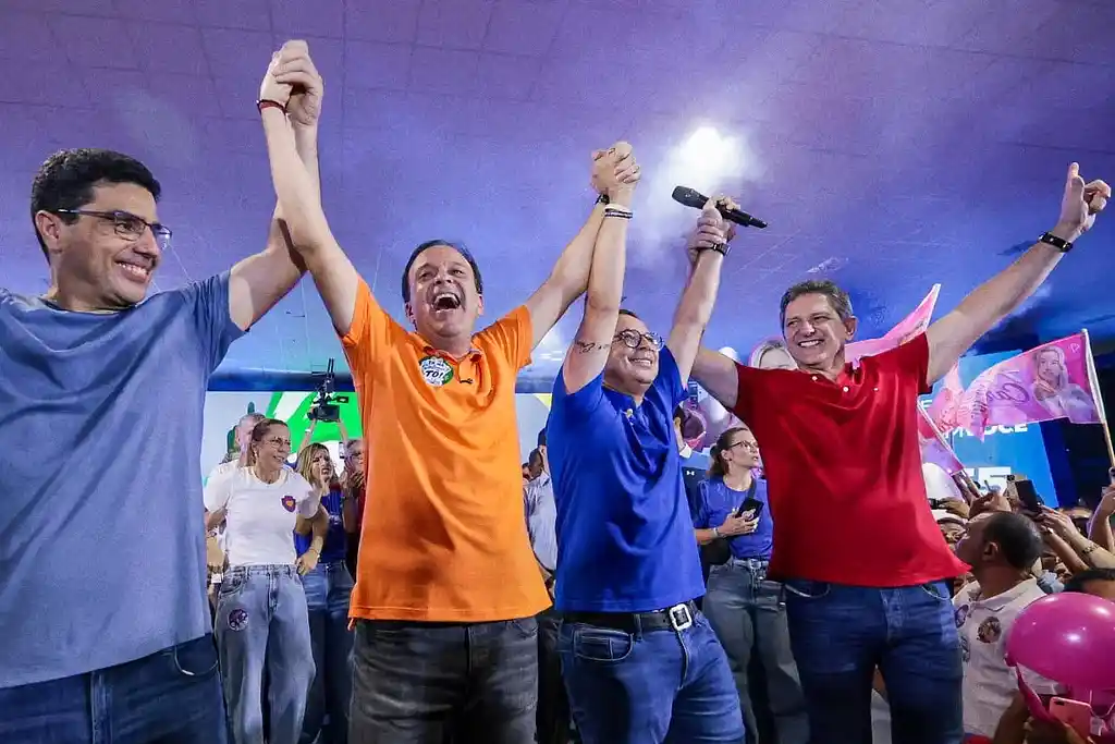 PT de Sergipe apoia articulador do impeachment de Dilma 2 Jeferson Andrade, André Moura, Fábio Mitidieri e Rogério Carvalho