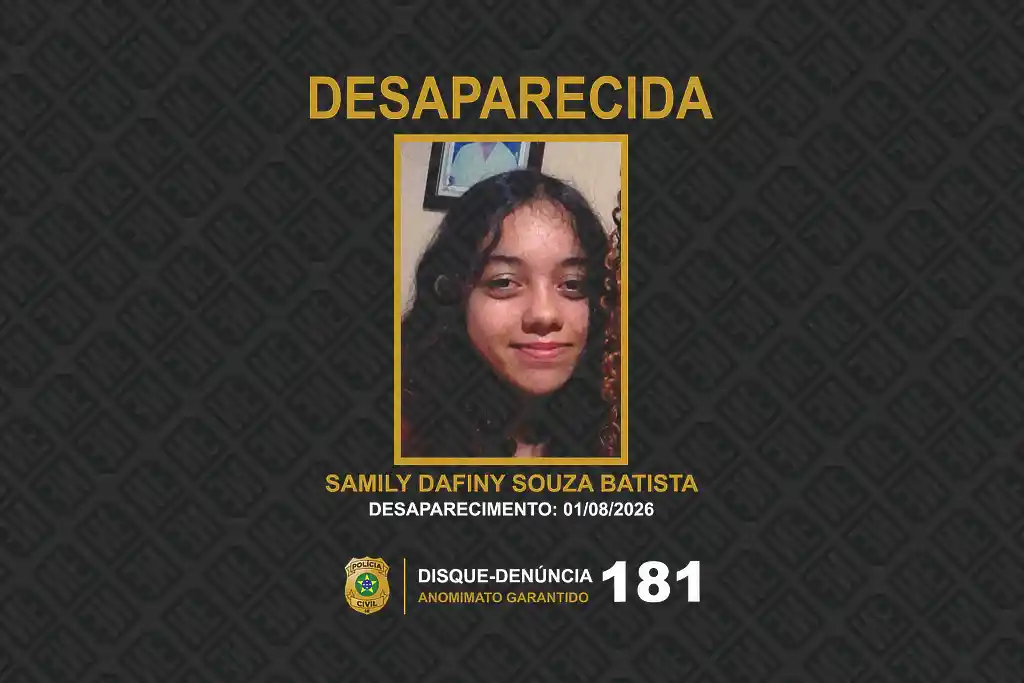 Polícia Civil busca adolescente de 16 anos desaparecida em Aracaju 1 Polícia Civil busca adolescente de 16 anos desaparecida em Aracaju