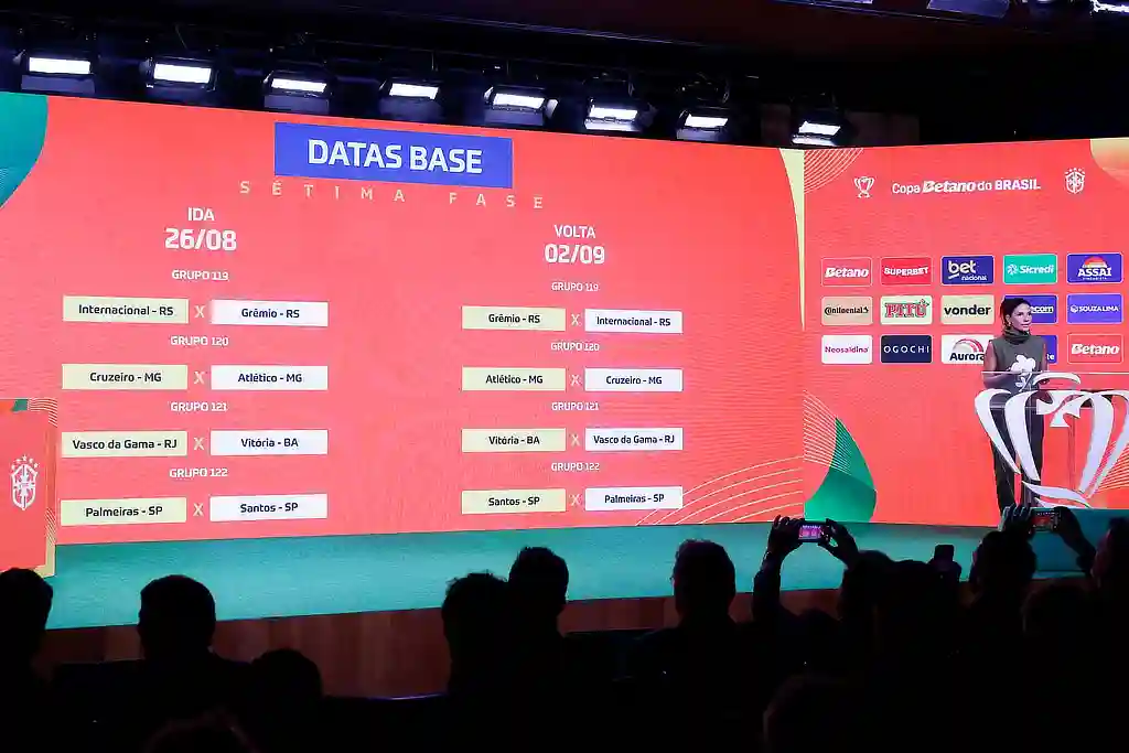 Copa do Brasil 2026 sorteia 3 clássicos nas quartas de final 1 Confrontos das quartas de final da Copa do Brasil 2026