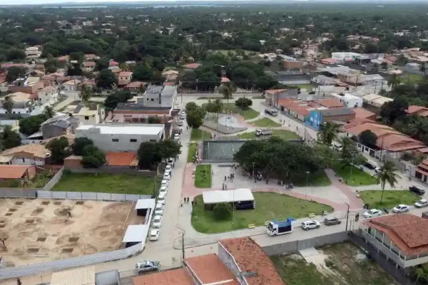 Vista aérea da Zona de Expansão de Aracaju