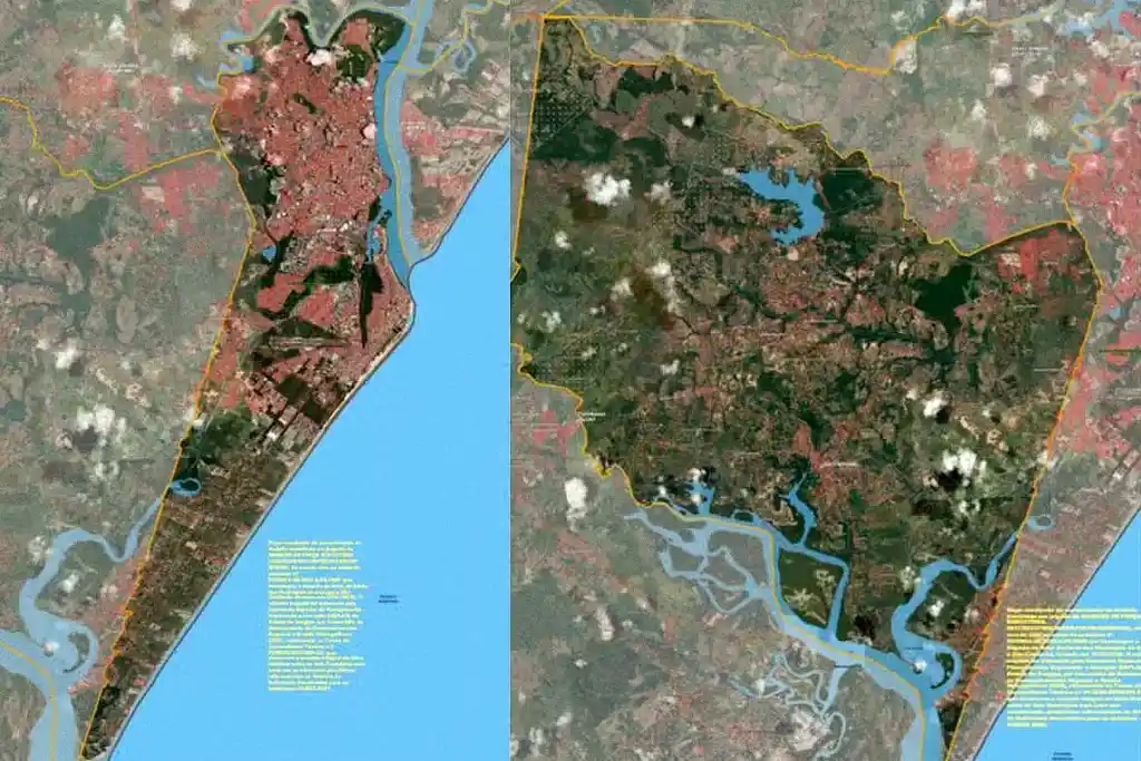IBGE divulga novos mapas de Aracaju e São Cristóvão