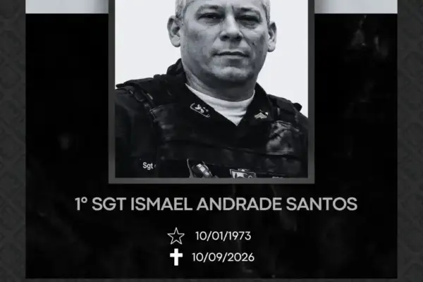 Morre 1º sargento da PM de Sergipe Ismael Andrade Santos