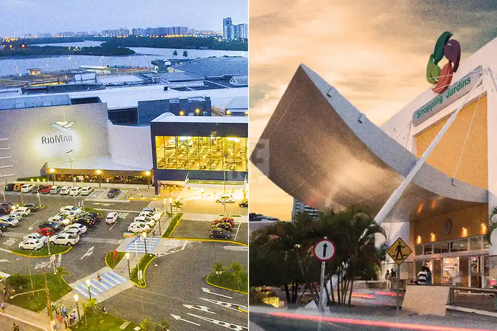 Shoppings RioMar e Jardins, em Aracaju